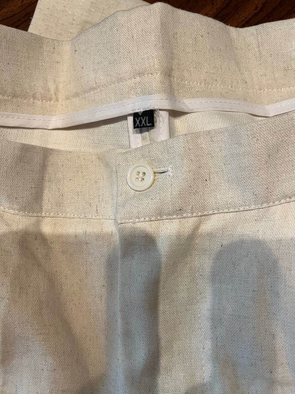 NWT XXL Two-Piece Linen Blend Vest and Wide Leg Pants Set from Beautiful - Picture 6 of 7